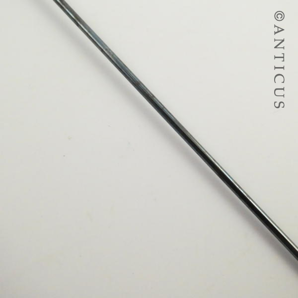 Victorian Long Mourning Hatpin.