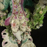 Porcelain Figurine, 18th Century?, Candleholder.