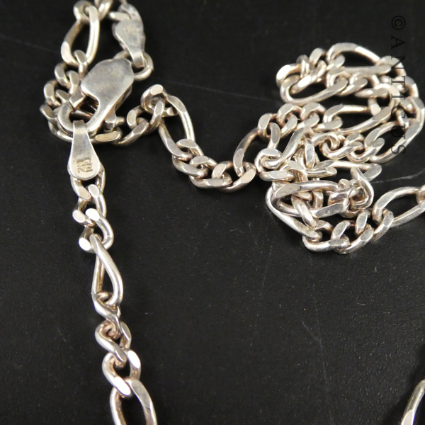 Silver Victorian Locket on Chain, Dated 1884.