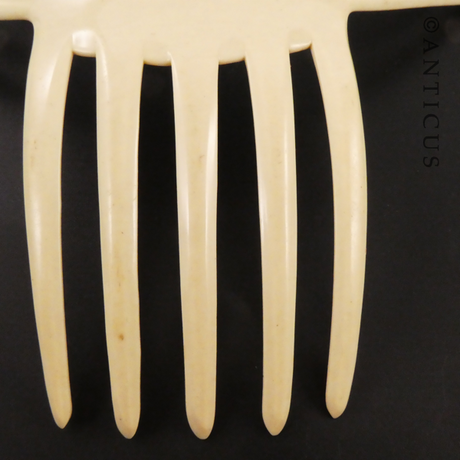 Large Vintage Hair Comb for Long Hair.
