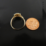 Gold and Diamond Cluster Ring.