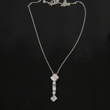18ct White Gold and Diamond Pendant.