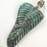Large Carved Turquoise Piece, North American Indian.