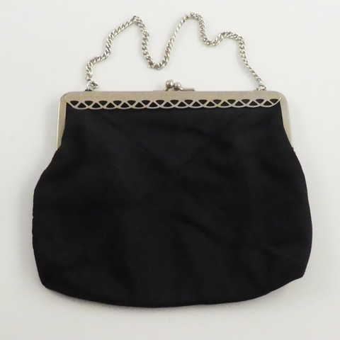 Vintage Black Evening Bag.