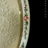 Edwardian Floral Enamel and Gilt Photo Frame.
