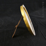 Edwardian Floral Enamel and Gilt Photo Frame.