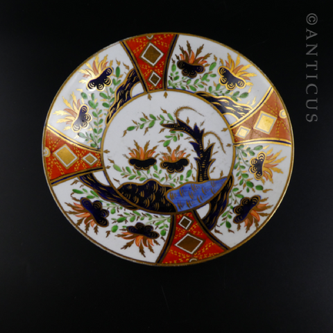 Imari Colours Spode Saucer, Circa 1810.