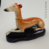 Pair of Staffordshire Dogs, Quill Holders.