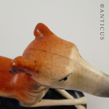 Pair of Staffordshire Dogs, Quill Holders.