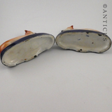 Pair of Staffordshire Dogs, Quill Holders.