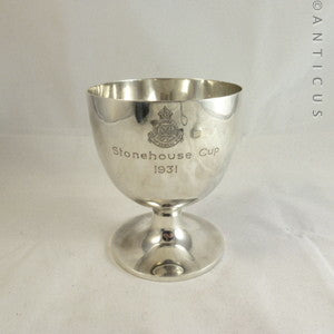 Sterling Silver Golfing Trophy Cup, 1930, Ashdown.