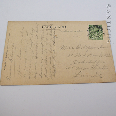 WWI Bairnsfather Postcard from the Trenches.