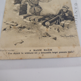 Bairnsfather Postcard "A Maxim Maxim", WW1.