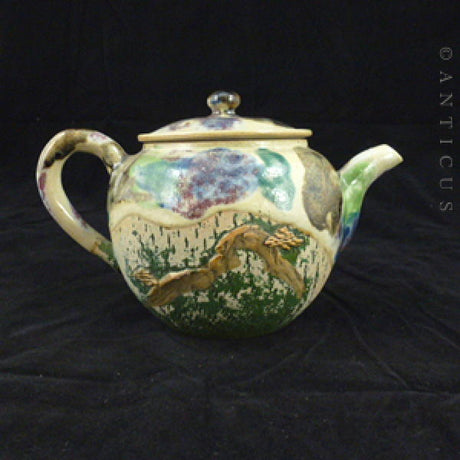 Sumidagawa, Iga Ware Teapot.