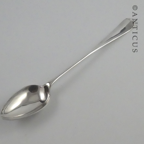 Early 20th Century Silver Plated Pie or Basting Spoon.