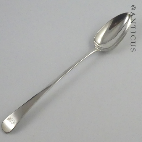 Georgian Period Silver Pie Spoon, 1793.