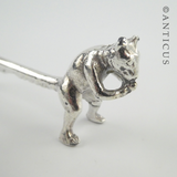 Antique Dining Implement Rest, Squirrel.