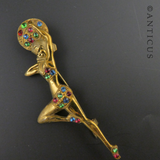 Art Deco Costume Brooch of Salome, the Dancer.
