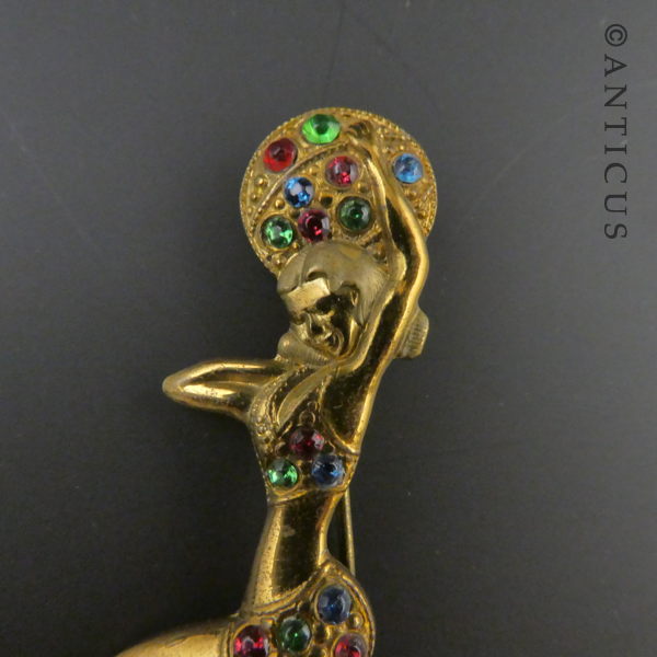 Art Deco Costume Brooch of Salome, the Dancer.
