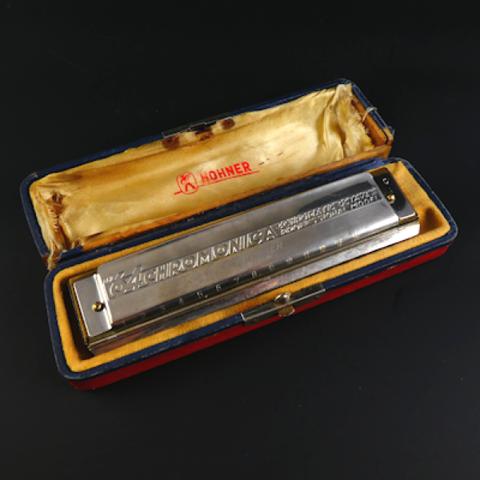 Hohner 64 chromonica 4 chromatic octaves on sale professional model