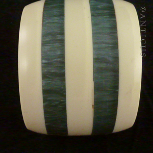 Large Inlaid Vintage Bakelite Bangle.