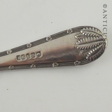 Pair of Victorian Berry Spoons with Gilded Bowls.