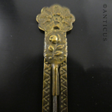 Unusual Retractable Brass and Steel Crochet Hook.