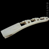 African Carved Tusk.