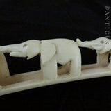 African Carved Tusk.