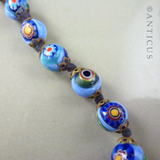 Venetian Glass Necklace, Early 20th Century.
