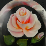Vintage Lucite Brooch, Rose.