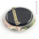 Vintage Lucite Brooch, Rose.