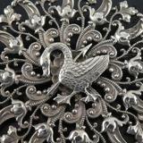 French Brooch, Swan with Arrow Royal Motif.