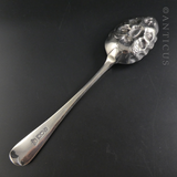 Silver Berry Spoon, London 1903.