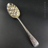 Silver Berry Spoon, London 1903.