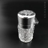 Smelling Salts Jar, Silver Lid, 1902.