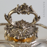 Victorian Entreé Dish and Lid, Silver Plate.