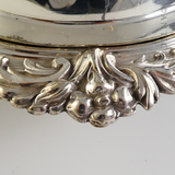 Victorian Entreé Dish and Lid, Silver Plate.
