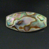 Vintage Paua Shell and Silver Brooch.
