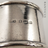 Sterling Silver Napkin Ring, 1926.