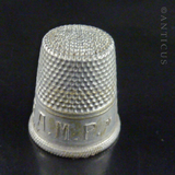 Advertising Thimble, AMP, Aluminium.