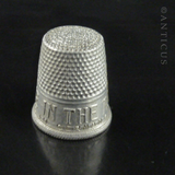 Advertising Thimble, AMP, Aluminium.