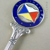 Shipping teaspoon, Sterling Silver, SS Himalaya.