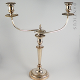 Candelabrum, Two Branch, Old Sheffield Plate.