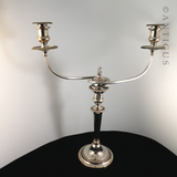 Candelabrum, Two Branch, Old Sheffield Plate.