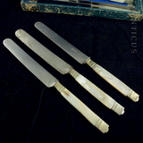 Set of 12 French Steel and Mother of Pearl Knives.