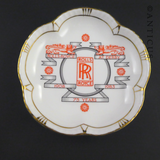 Rolls Royce 75 Years Dish, Royal Crown Derby.