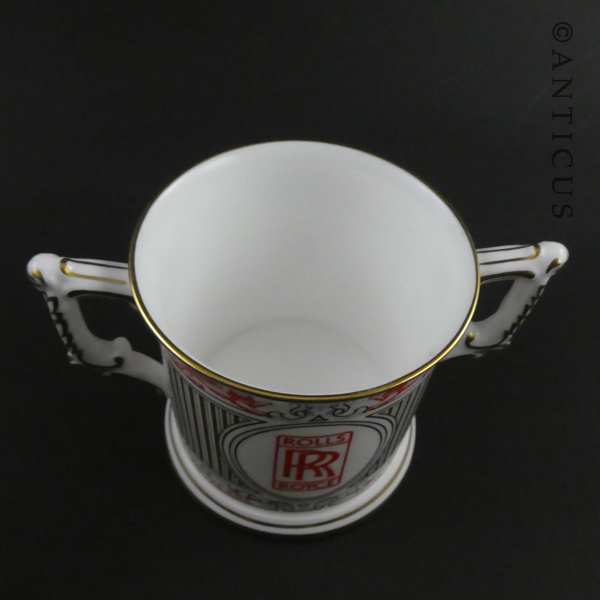 Royal Crown Derby Rolls Royce Mug.