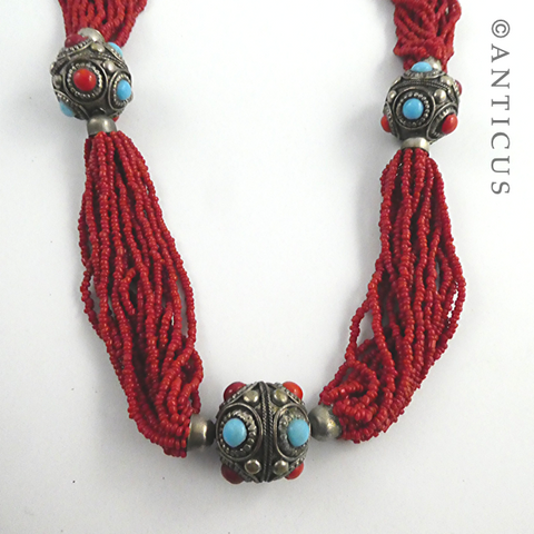 Multi strand coral necklace hotsell