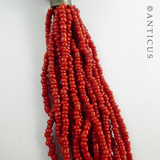 Tribal Coral Necklace with Ball Fittings.